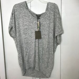 TOMMY BAHAMA Women’s Effie Hoodie Pullover Grey Large Sleeveless NWT